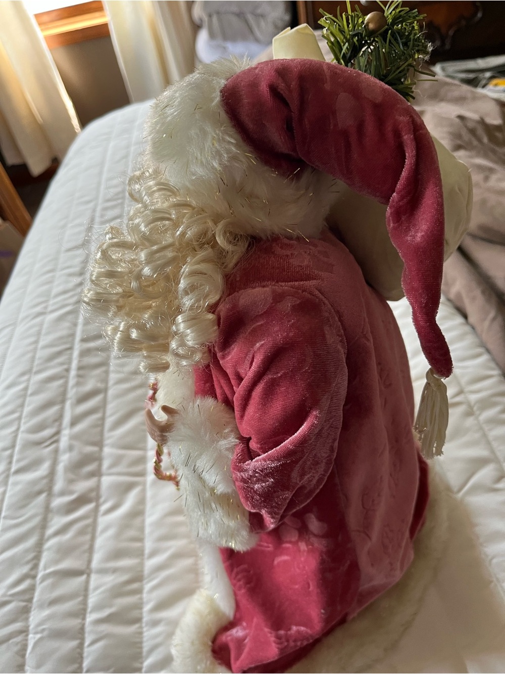 Pink Santa Figure - Picture 2 of 4